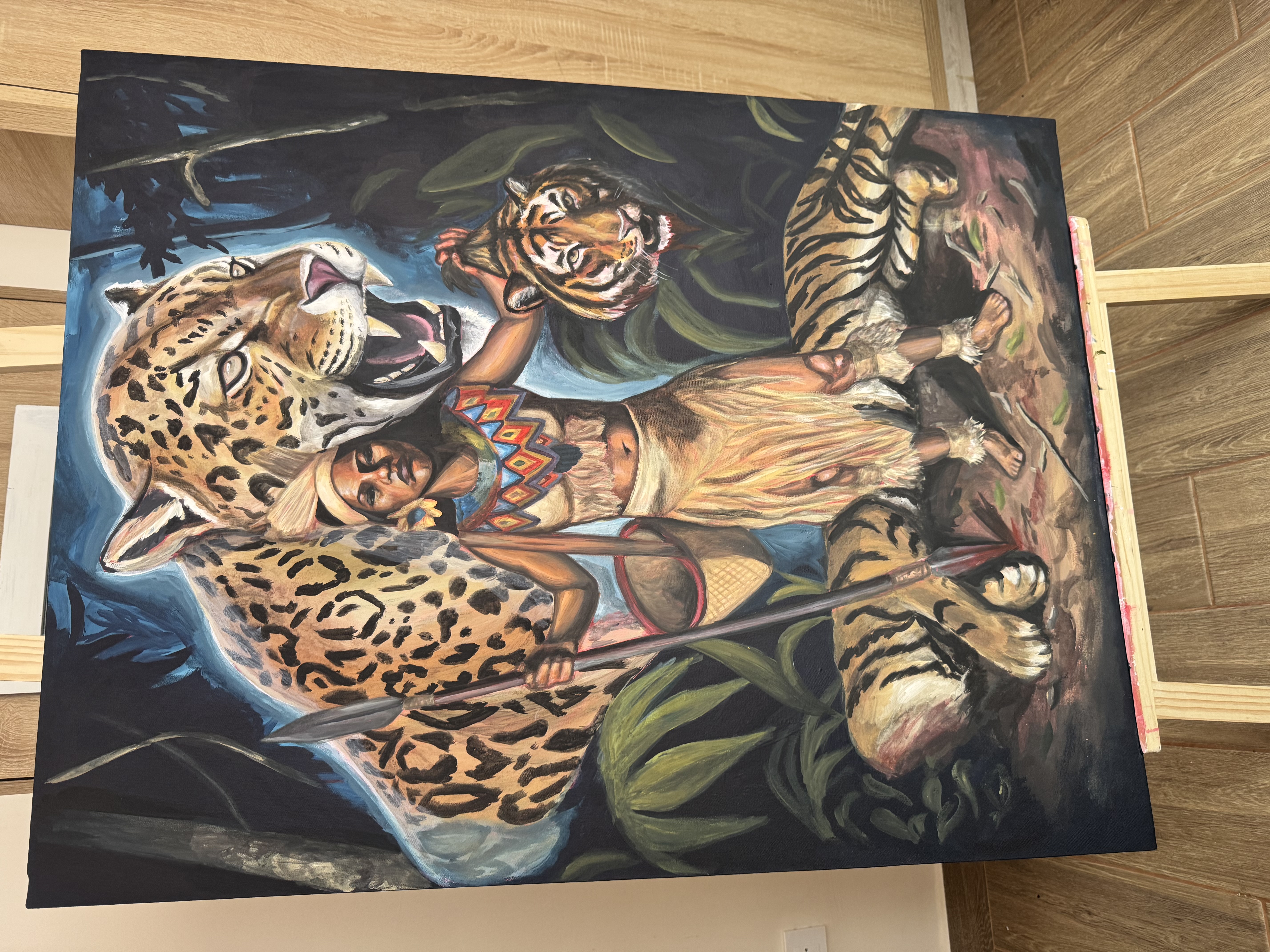 “Un tigre nunca podrá habitar mi territorio” — Original