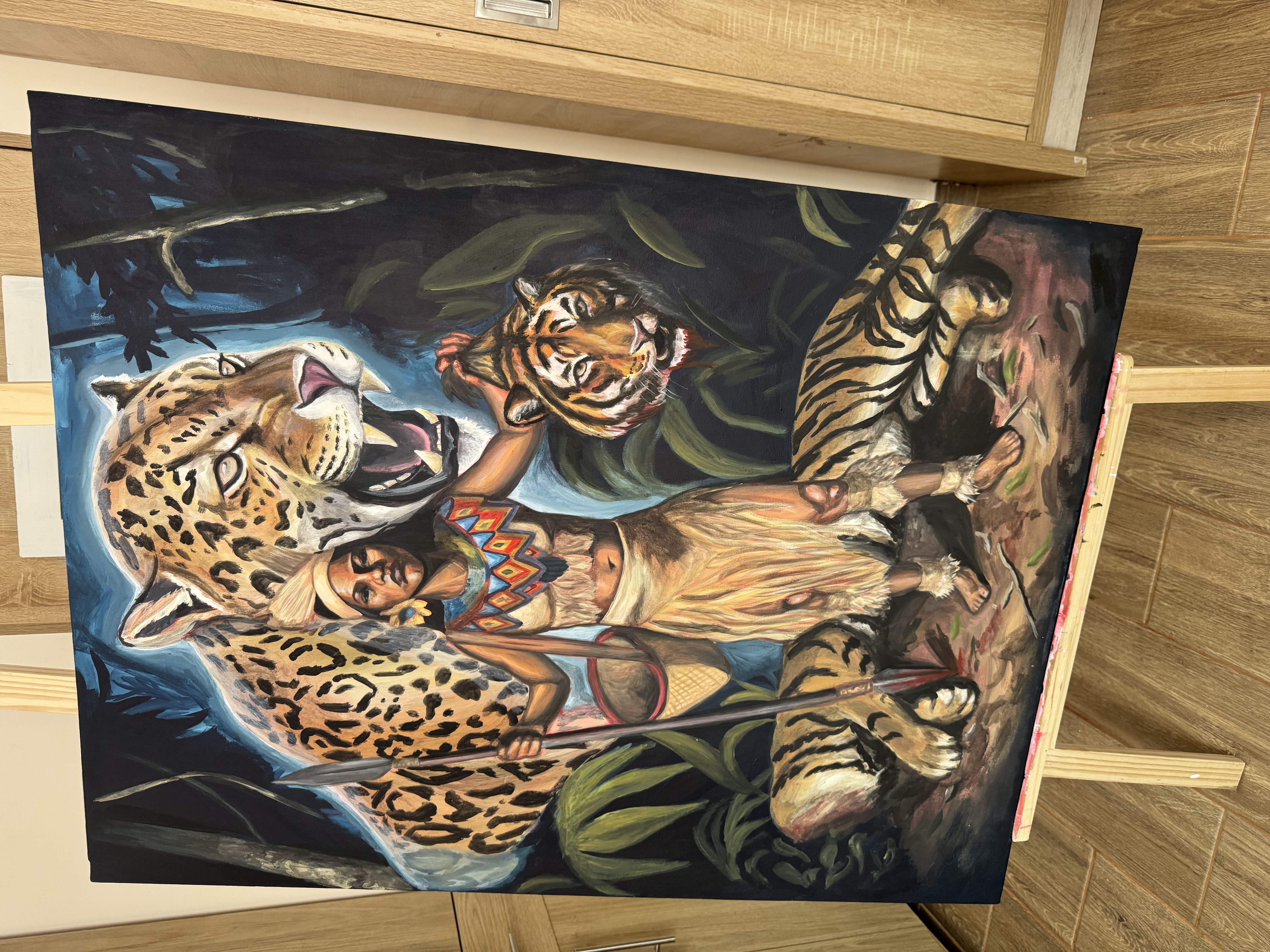 “Un tigre nunca podrá habitar mi territorio” — Original