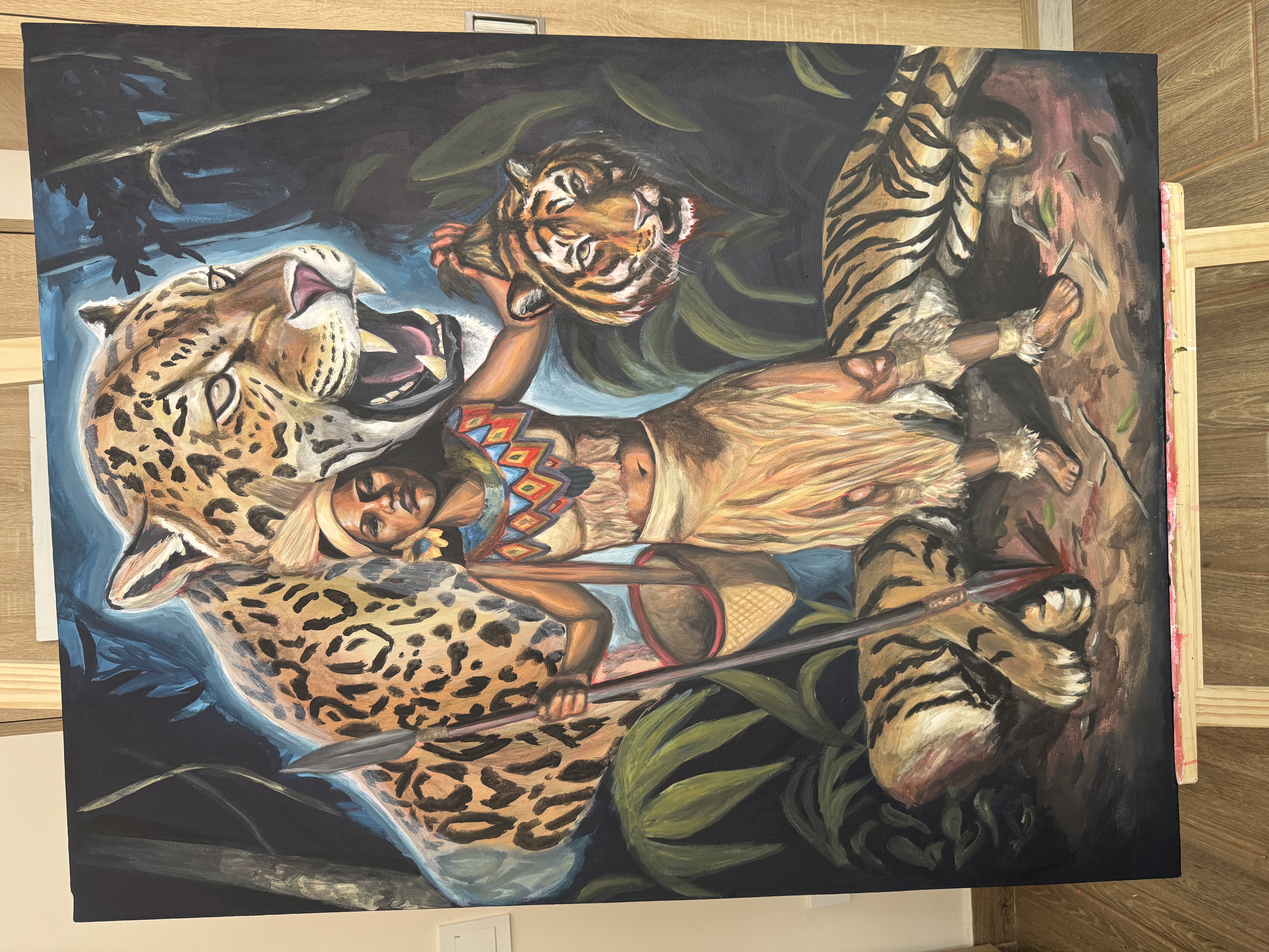 “Un tigre nunca podrá habitar mi territorio” — Original
