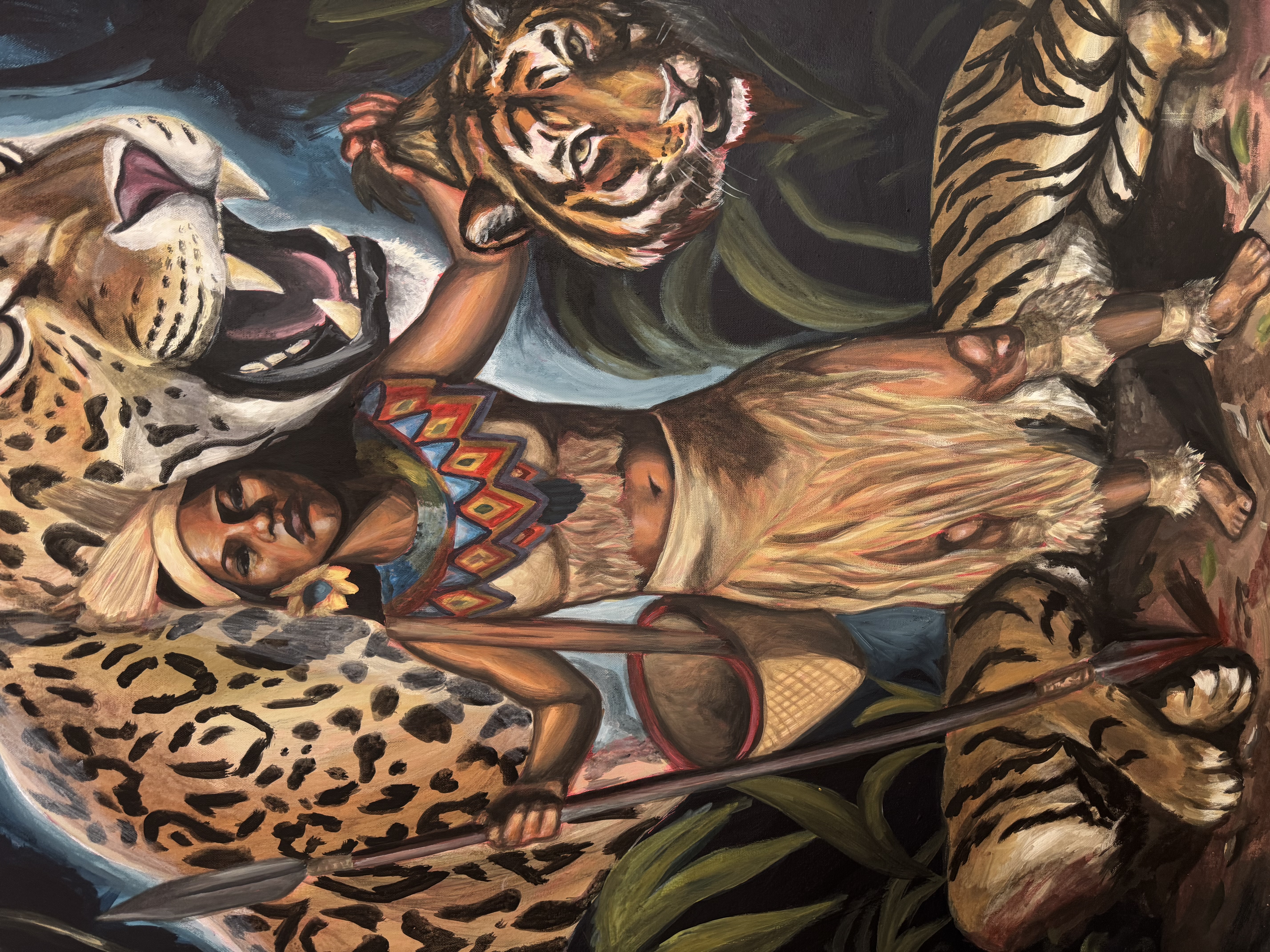 “Un tigre nunca podrá habitar mi territorio” — Original